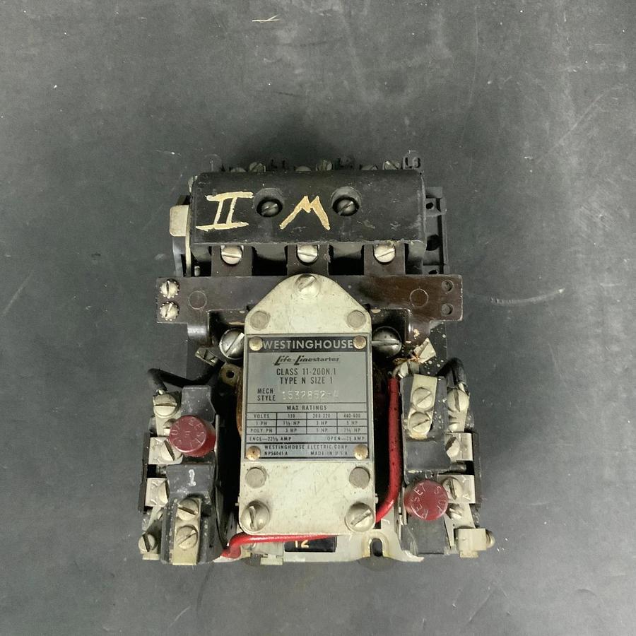 Used WESTINGHOUSE 11-200N.1 TYPE N STARTER ($150 OBO)