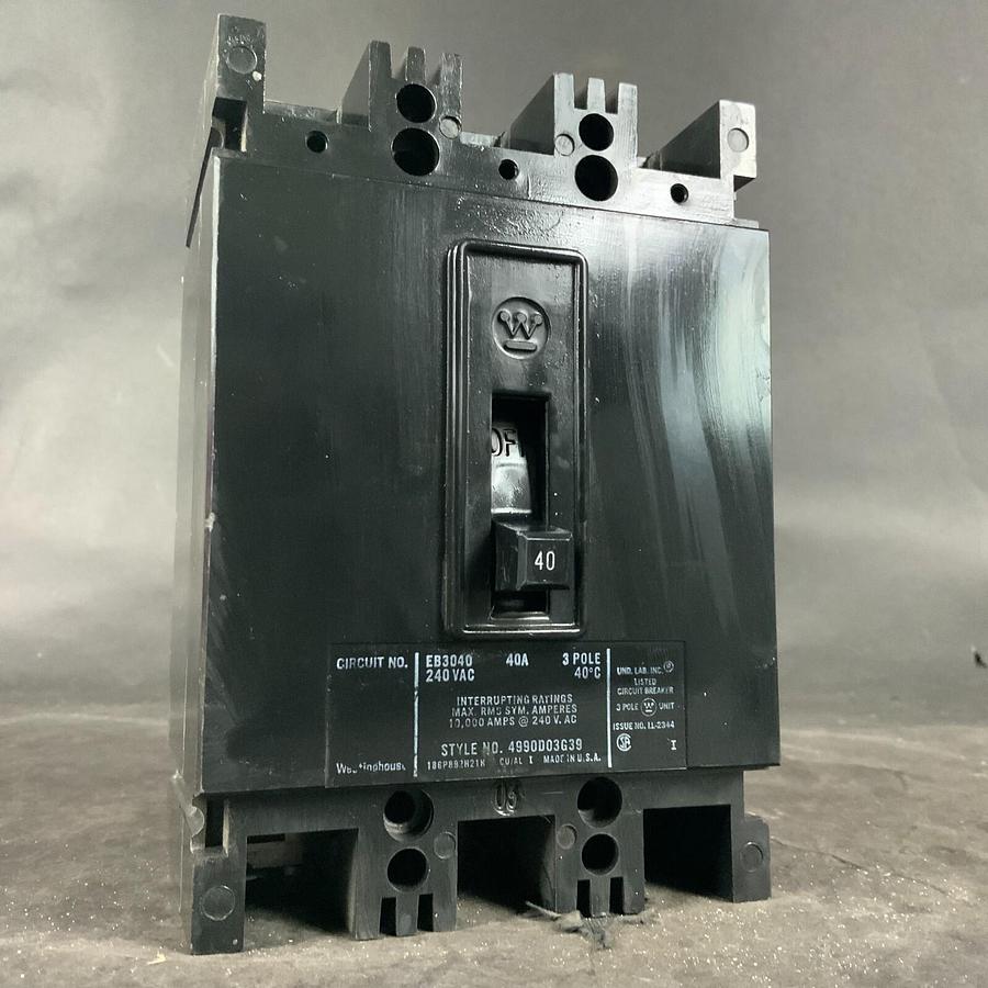 Used WESTINGHOUSE EB3040 CIRCUIT BREAKER ($40 OBO)