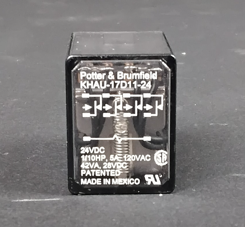 Used POTTER &BRUMFIELD KHAU-17D11-24 RELAY ($8 OBO)