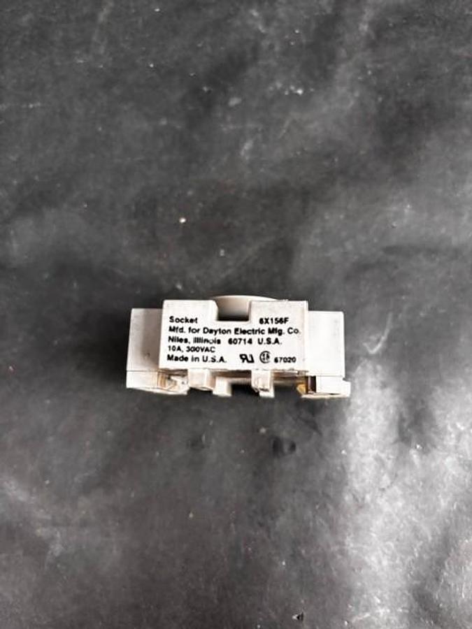 Used DAYTON 6X156F RELAY SOCKET ($7 OBO)