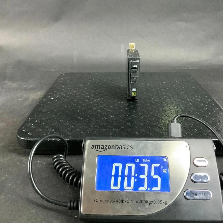 Used SQUARE D QOB120 20A 1POLE 10KA MINI CIRCUIT BREAKER ($7 OBO)