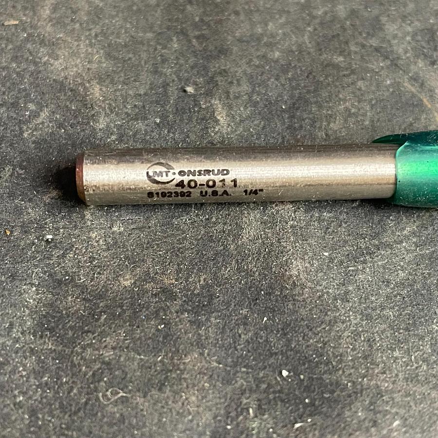 Used LMT ONSRUD 40-011 S192392 - SINGLE-FLUTE UPCUT SPIRAL ROUTER BIT