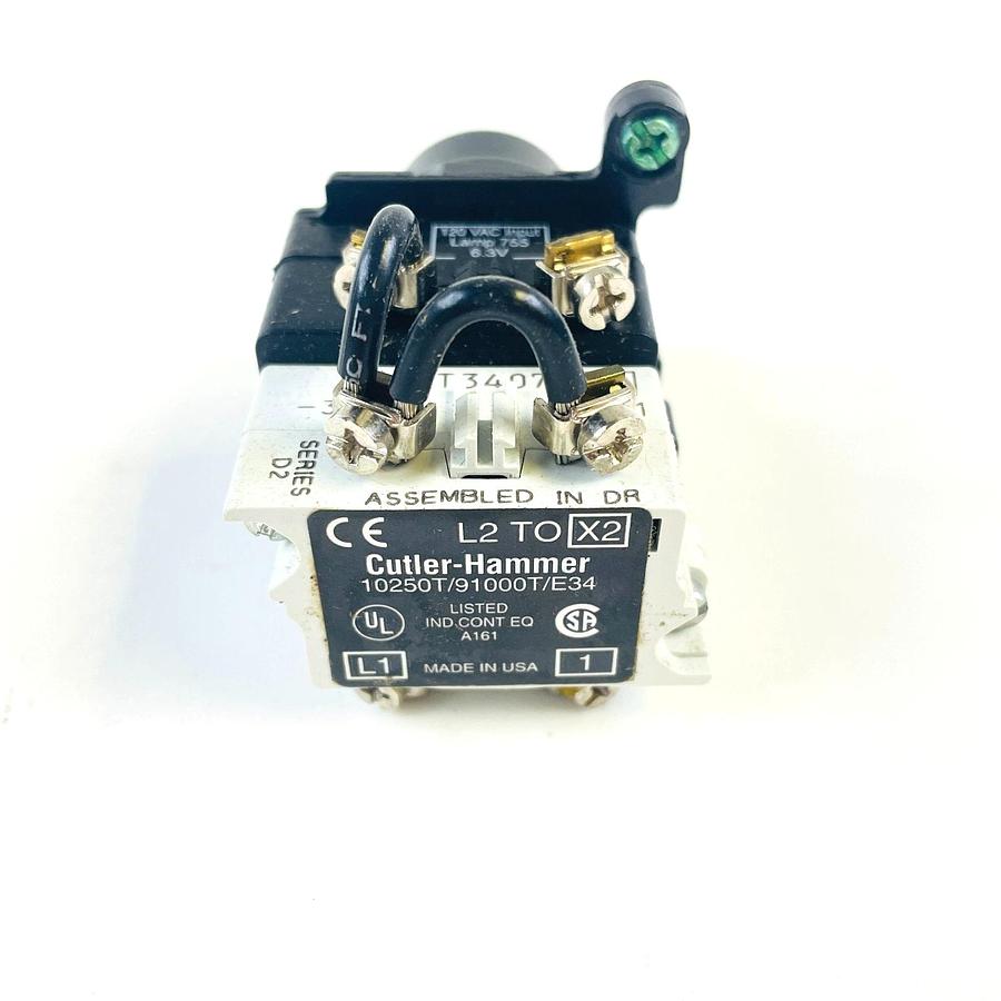 Used EATON CUTLER HAMMER E34TPB120L PRESTEST INDICATING LIGHT OPERATOR NEW OPEN BOX