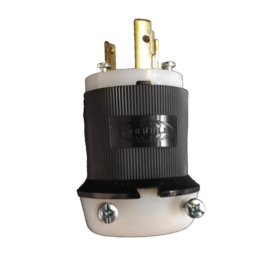 Used HUBBELL HBL2621 TWIST-LOCK MALE PLUG 30A 250V REFURBISHED EXCELLENT