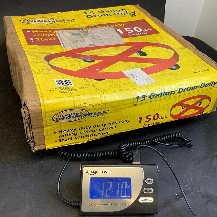 Used NORTHERN INDUSTRIAL 15 GALLON DRUM DOLLY ($60 OBO)