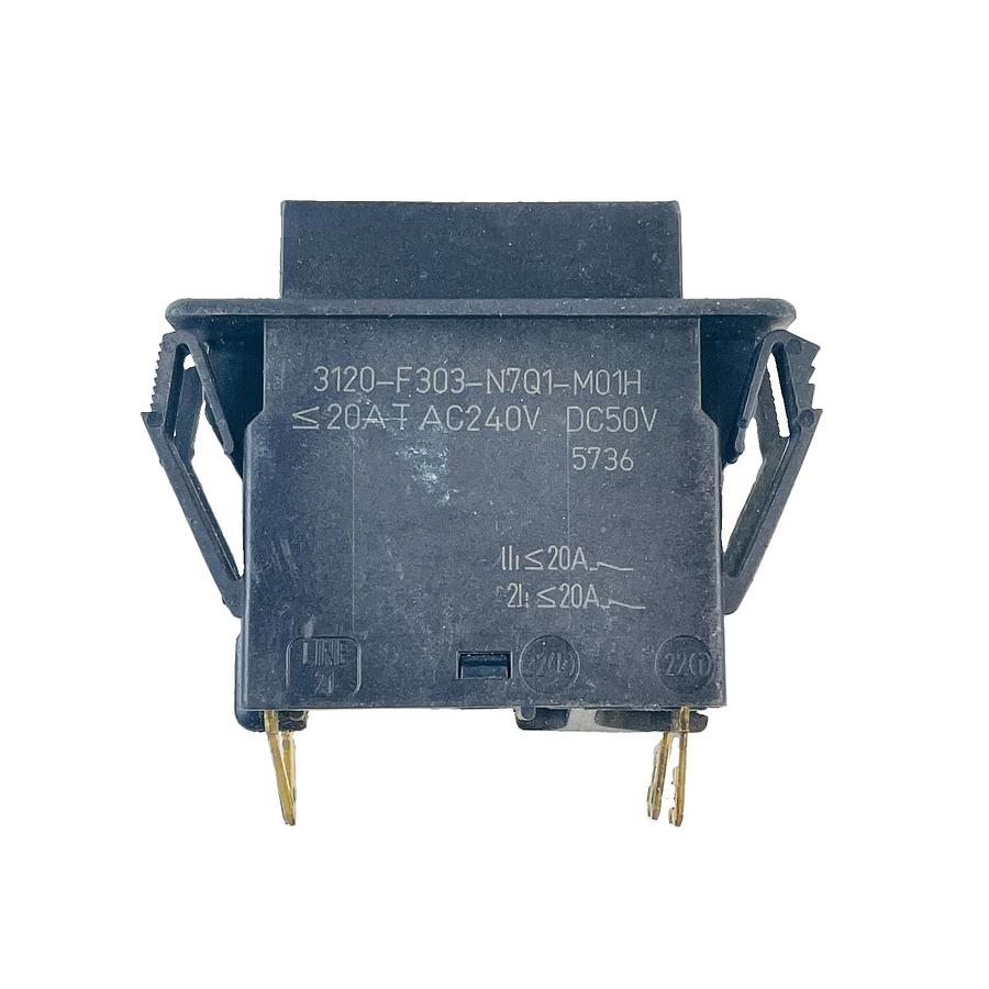 Used E-T-A 3120-F303-N7Q1-M01H THERMAL CIRCUIT BREAKER SWITCH 2 POLE 240VAC 50VDC