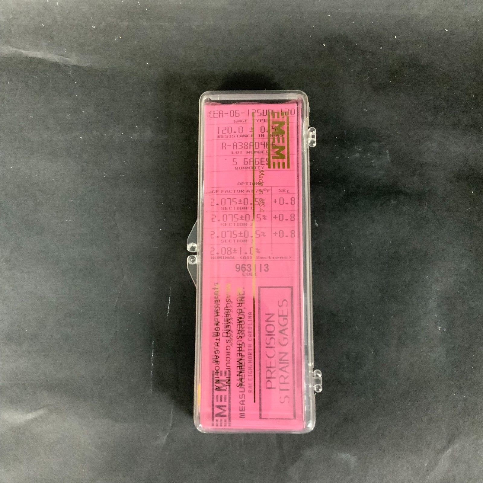 Used MICRO-MEASUREMENTS CEA-06-125UR-120 PRECISION STRAIN GAUGE - LOT OF 2 ($10 OBO)