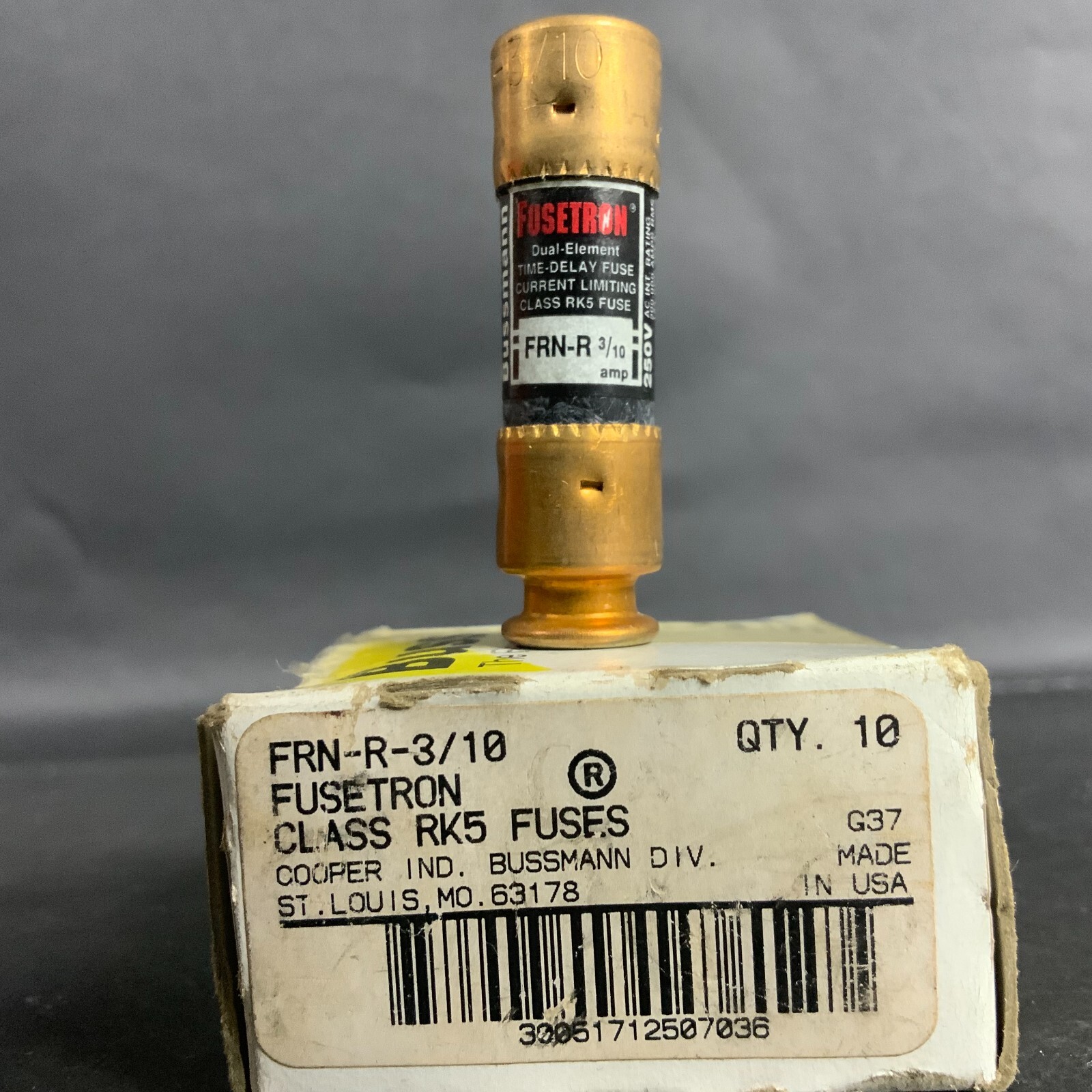 Used BUSSMANN FRN-R-3/10 FUSE - BOX OF 10 ($40 OBO)