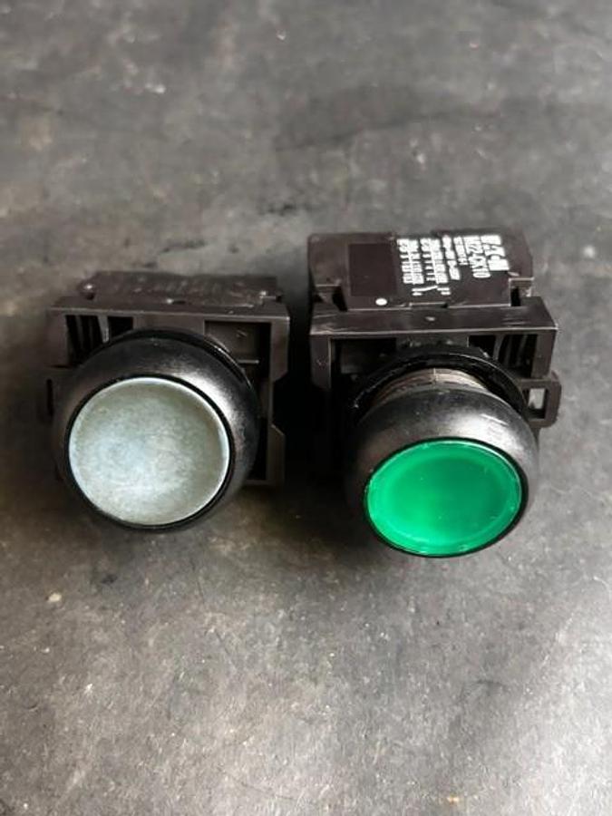 Used EATON M22-CK10 PUSHBUTTON SWITCHES - GROUP OF 2 ($18 OBO)