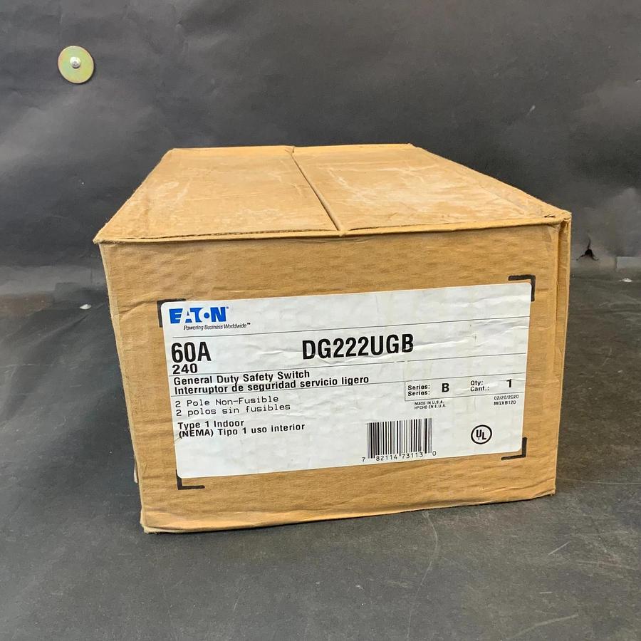 EATON DG222UGB GENERAL DUTY SAFETY SWITCH ($50 OBO)