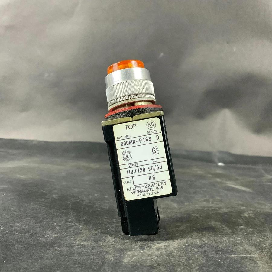 Used ALLEN BRADLEY 800MR-P16S SERIES D ORANGE PILOT LIGHT ($15 OBO)