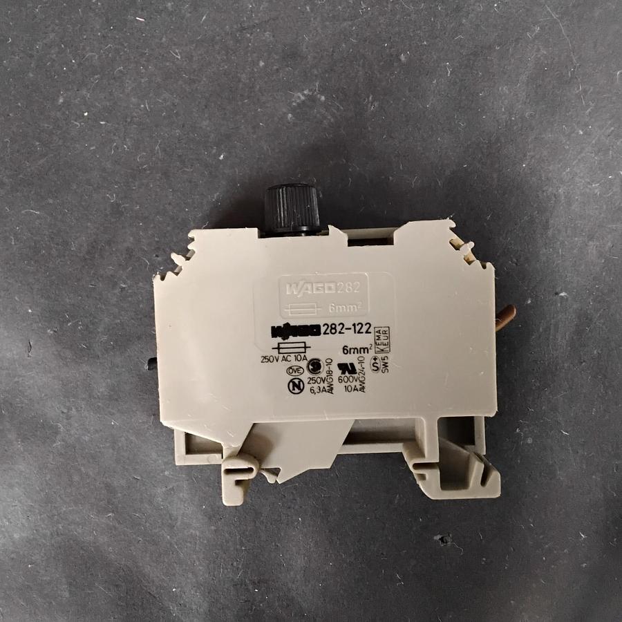 Used WAGO 282-122 FUSE TERMINAL BLOCK ($15 OBO)