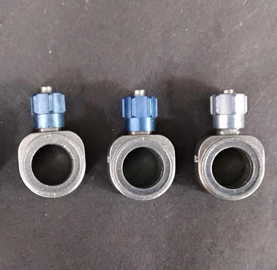 Used FESTO LCK-3/8-PK-9 ELBOW QUICK CONNECTORS- GROUP OF 3 ($6 OBO)