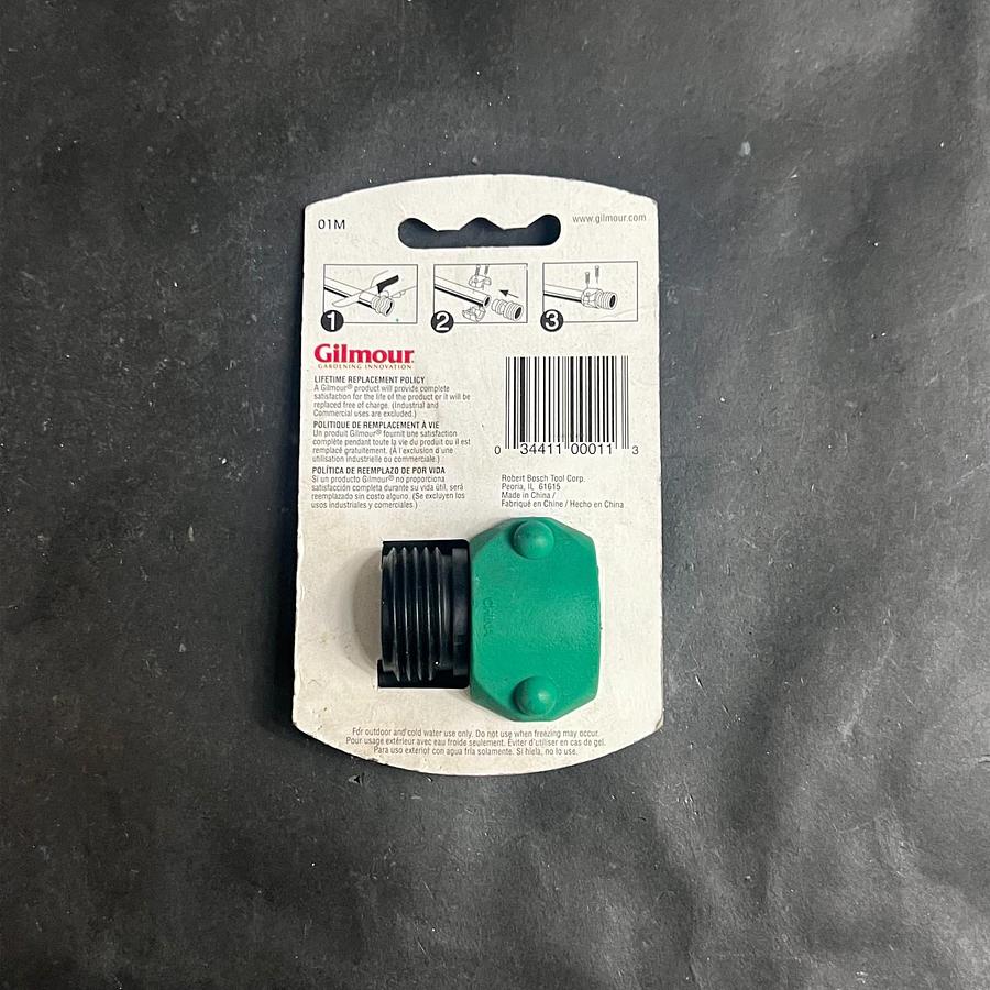 Used GILMOUR 01M MALE HOUSE COUPLING ($4 OBO)