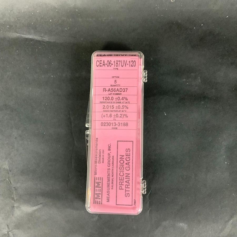 Used MICRO-MEASUREMENTS CEA-06-187UV-120 PRECISION STRAIN GAUGE - LOT OF 4 ($20 OBO)