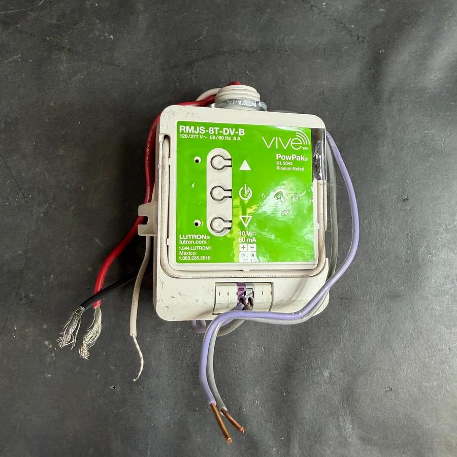 Used LUTRON RMJS-8T-DV-8 POWPAK DIMMING MODULE ($50 OBO)