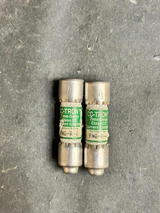 Used BUSSMANN FNQ-R-4 FUSE - GROUP OF 2