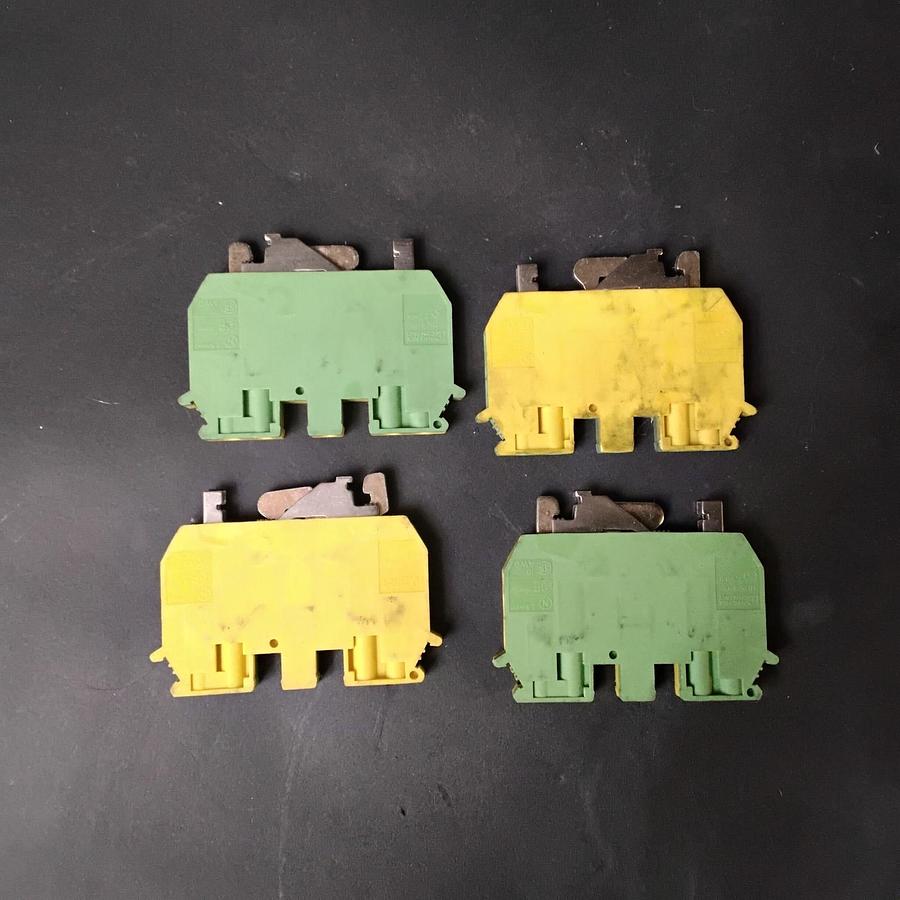 Used PHOENIX CONTACT UDK 4-PE TERMINAL BLOCKS-GROUP OF 4 ($16 OBO)