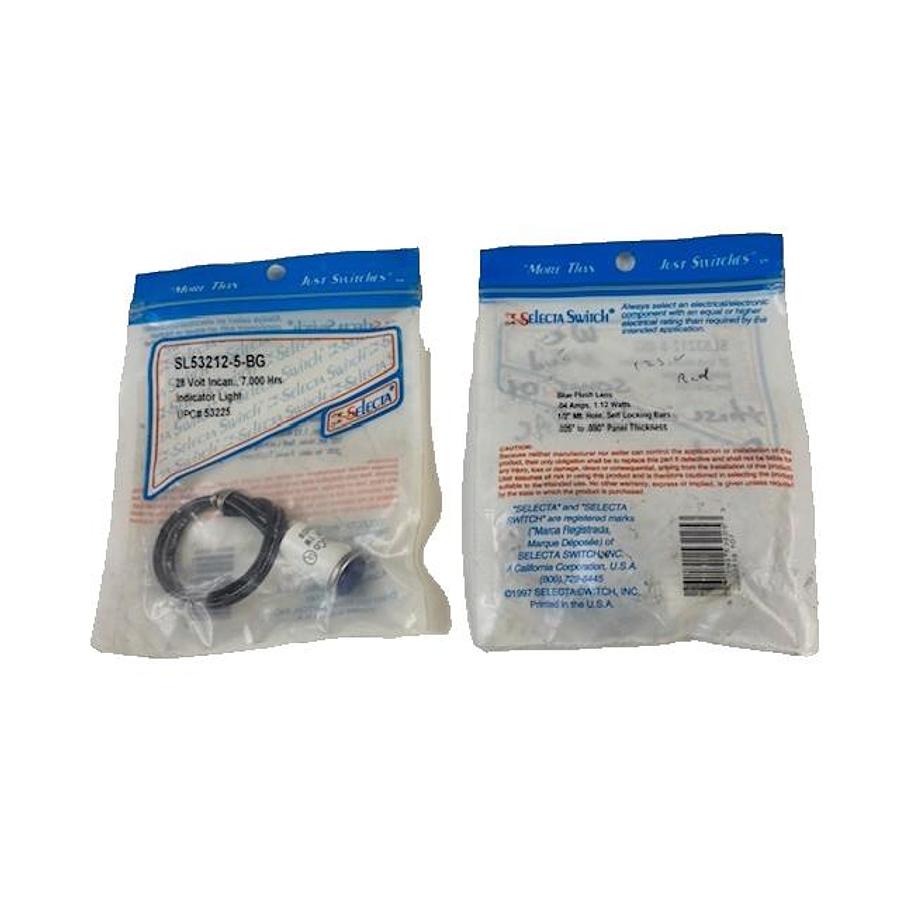 SELECTA SL53212-5-BG BLUE INDICATOR LIGHT 2 PACK