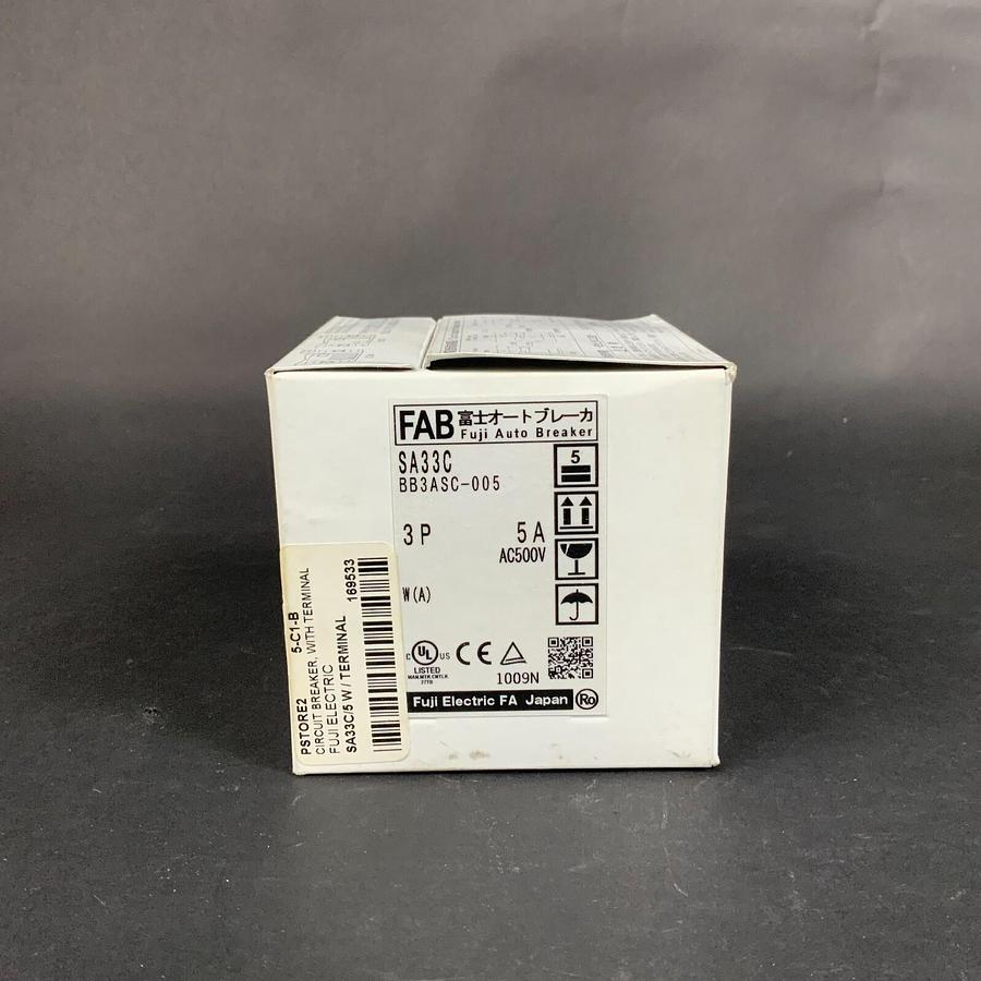 FUJI ELECTRIC SA33C BB3ASC 005 CIRCUIT BREAKER ($120 OBO) - LOT OF 6