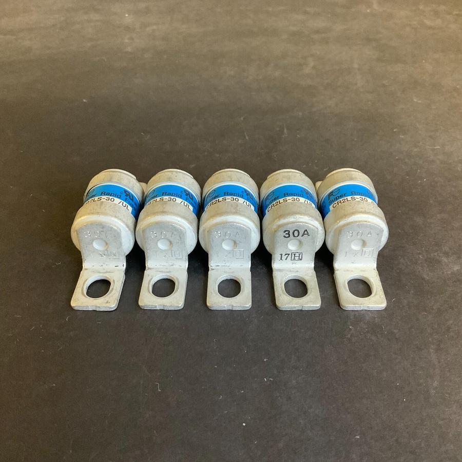 FUJI ELECTRIC CR2LS-30 SUPER RAPID FUSE - SET OF 5 ($45 OBO)