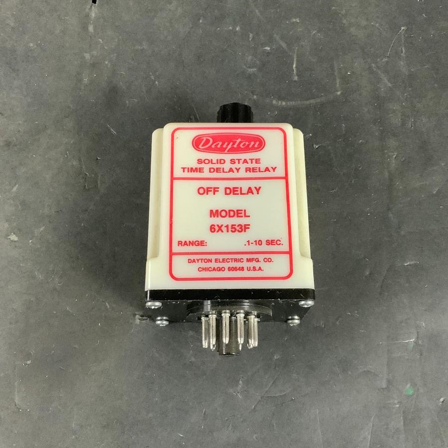 Used DAYTON 6x153F Time delay relay ($25 OBO)