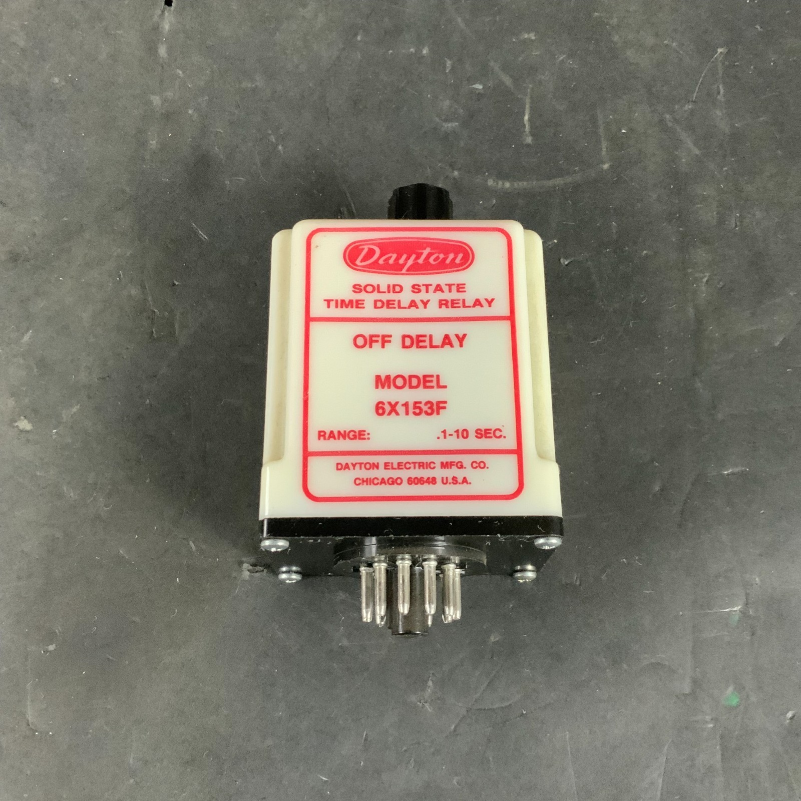Used DAYTON 6x153F Time delay relay ($25 OBO)