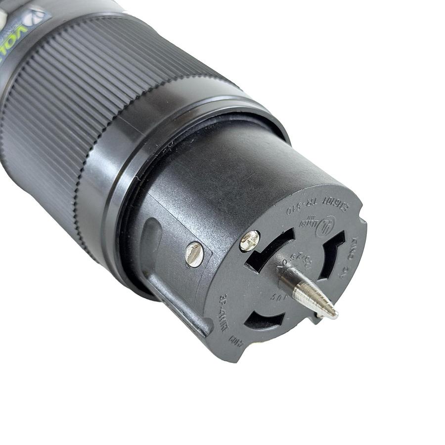 Used VOLTEC 12-00243V NYLON FEMALE TWIST LOCK CONNECTOR 50A 3 POLE 4 WIRE OPEN BOX