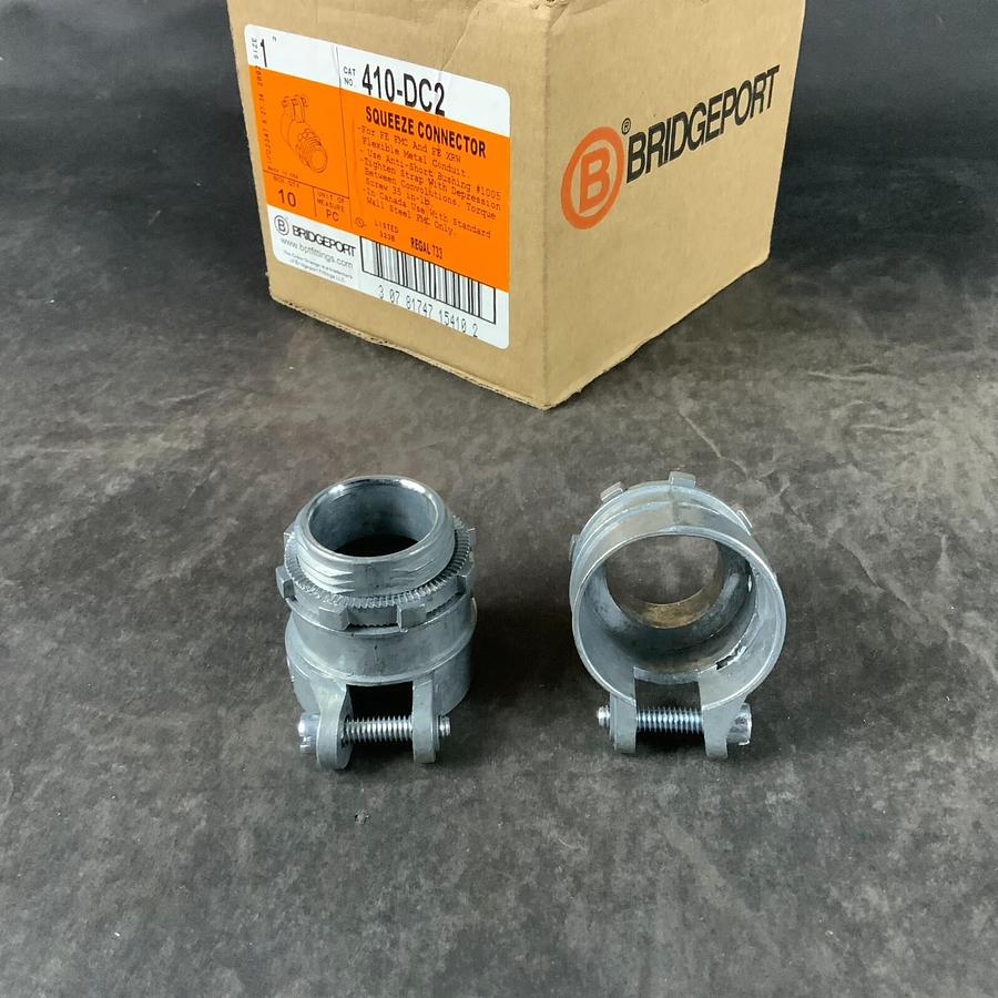 Used BRIDGEPORT 410-DC2 SQUEEZE CONNECTOR - SET OF 10 ($35 OBO)