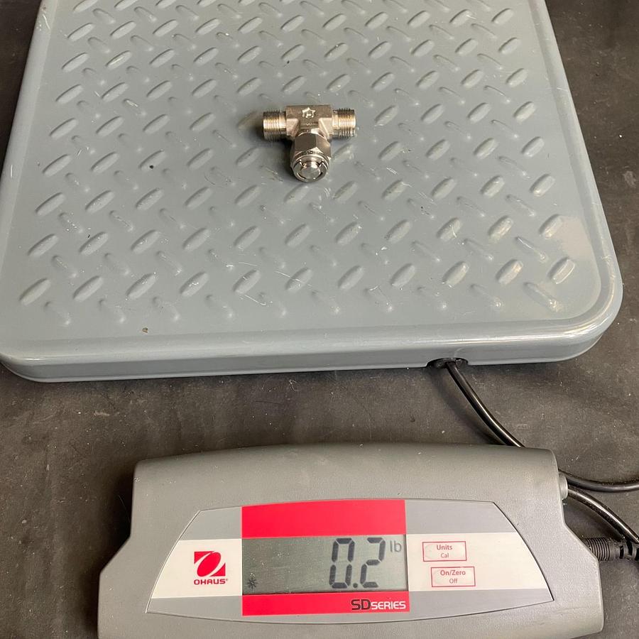 Used HAM-LET 3166AA TEE FITTING INDUSTRIAL STAINLESS STEEL TUBE FITTING OEM