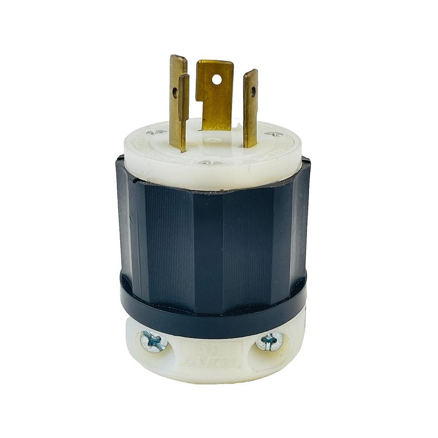 Used LEVITON 2341 TWIST LOCK MALE PLUG 20A 480VAC GRDC NEMA L8-20 REFURBISHED