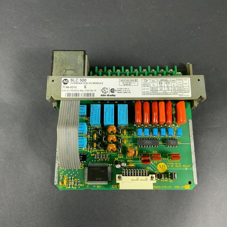Used ALLEN BRADLEY 1746-IO12 COMBINATION I/O MODULE