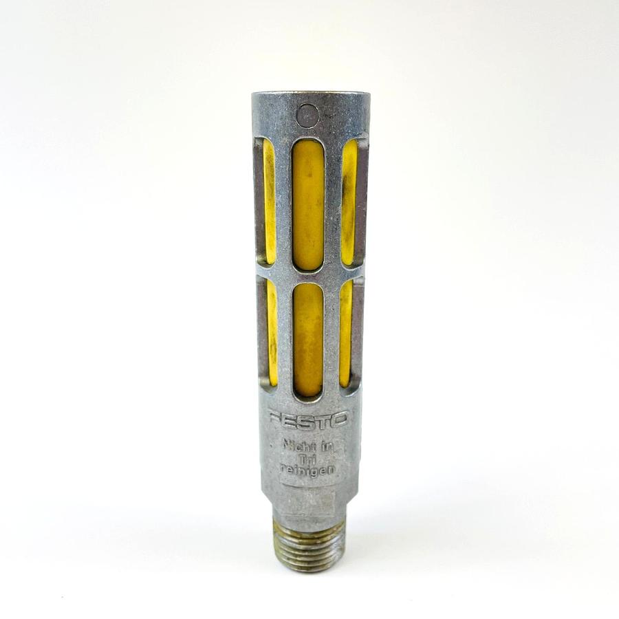 Used FESTO U-1/2 B NPT 12741 SILENCER PNEUMATIC AIR EXHAUST INDUSTRIAL COMPONENT