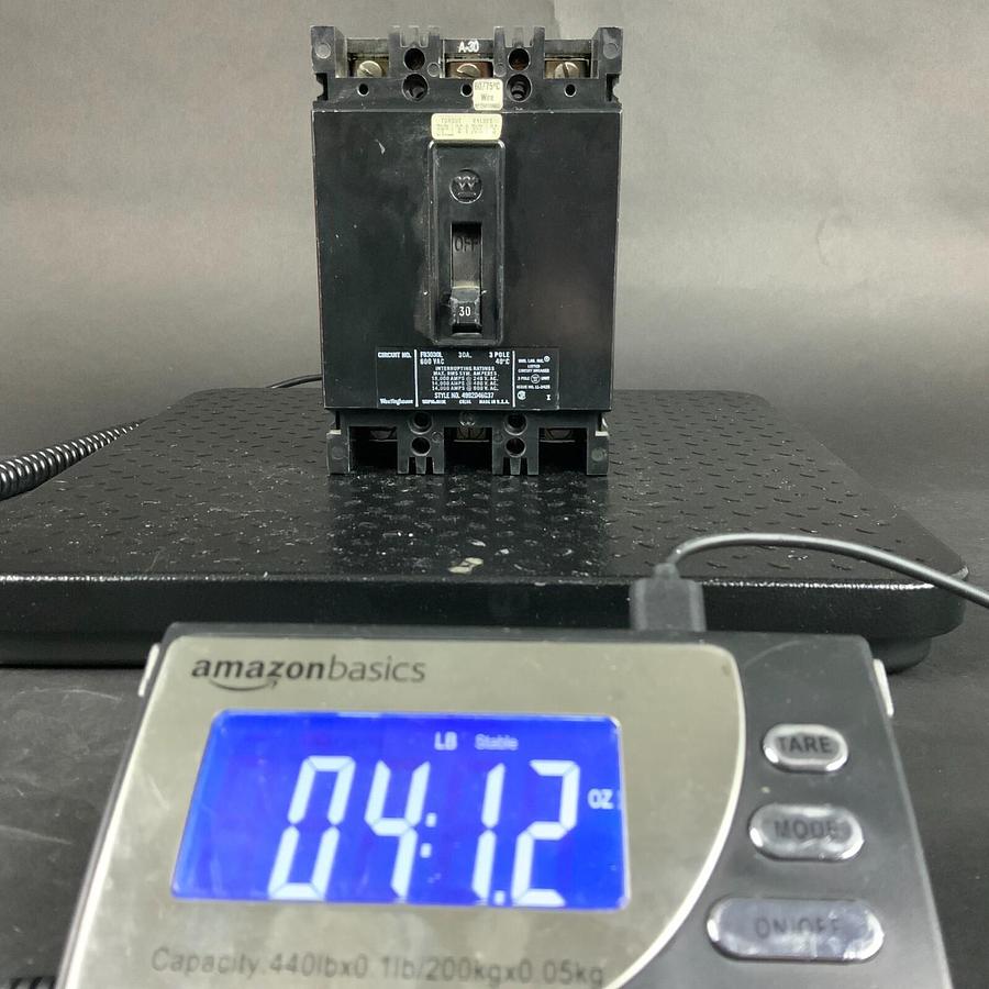 Used WESTINGHOUSE FB3030L CIRCUIT BREAKER ($12.50 OBO)
