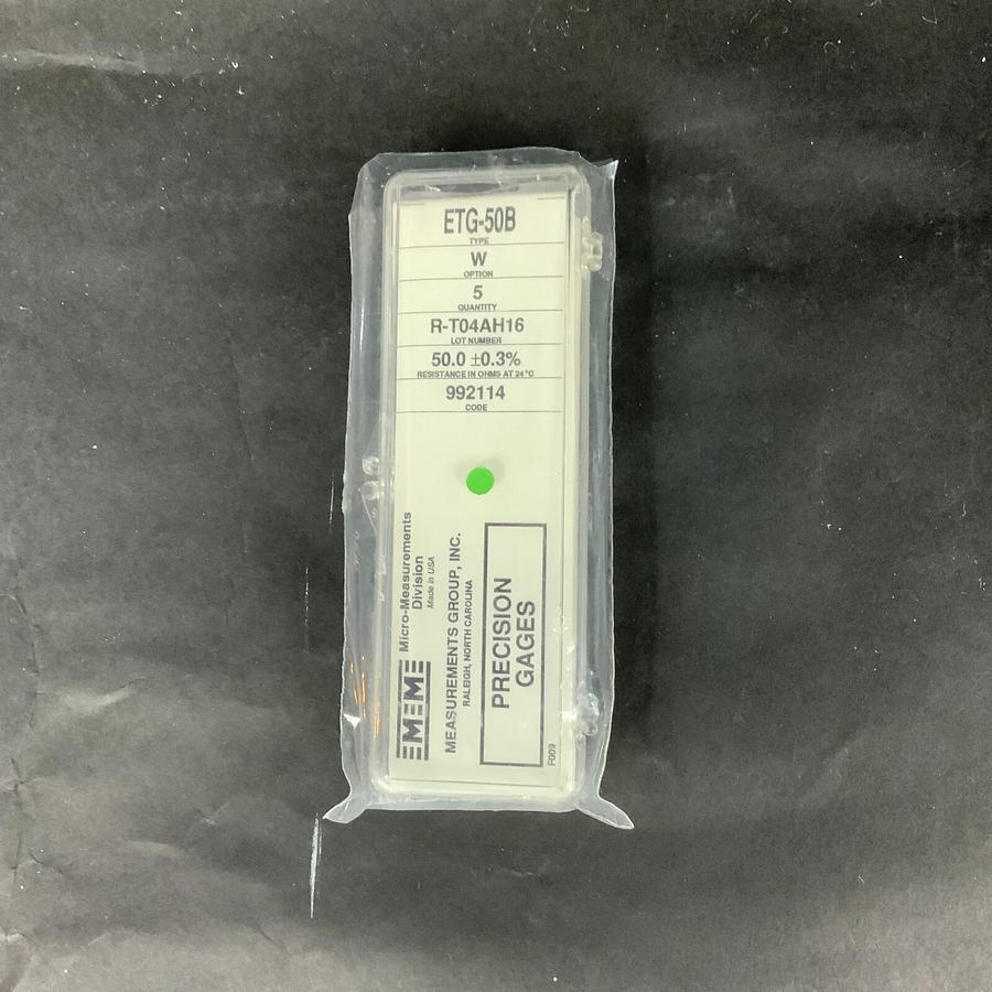 Used MICRO-MEASUREMENTS ETG-50B PRECISION STRAIN GAUGE - BOX OF 5 ($25 OBO)