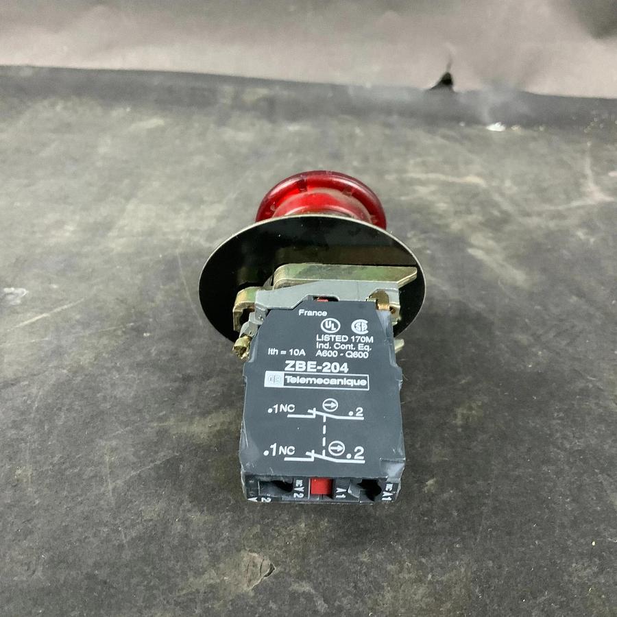 Used TELEMECANIQUE ZBE-204 EMERGENCY STOP RED INDICATOR LIGHT ($25 OBO)