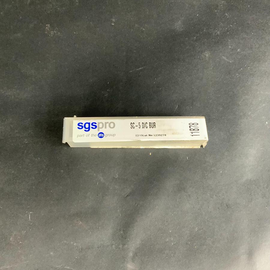 SGSPRO SC-5 CARBIDE BURR 1/2"x1" BALL-NOSE DC 1/4" SHK 11878 ($30 OBO)