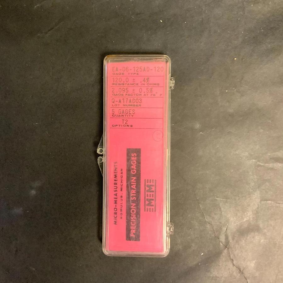 MICRO-MEASUREMENTS EA-06-125AD-120 PRECISE STRAIN GAUGE -1 UNIT ($5 OBO)