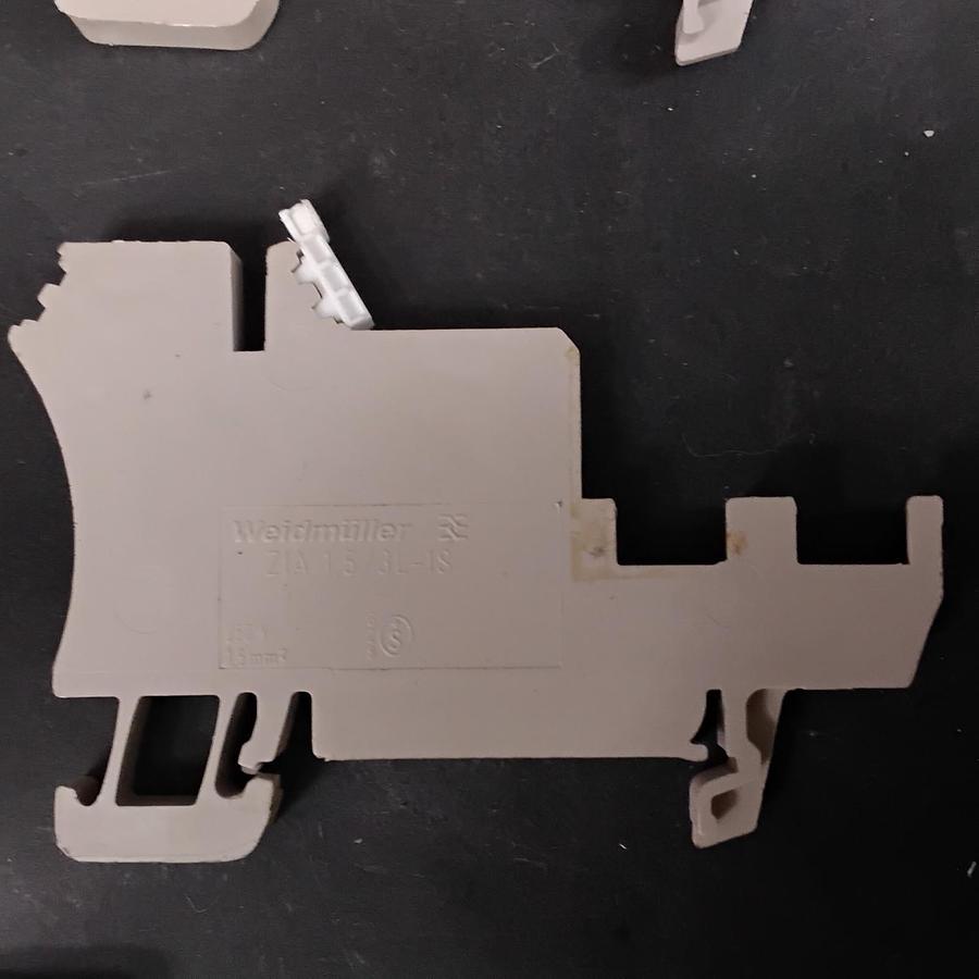 Used WEIDMULLER ZIA 1.5/3L-1S TERMINAL BLOCK - GROUP OF 5 ($10 OBO)