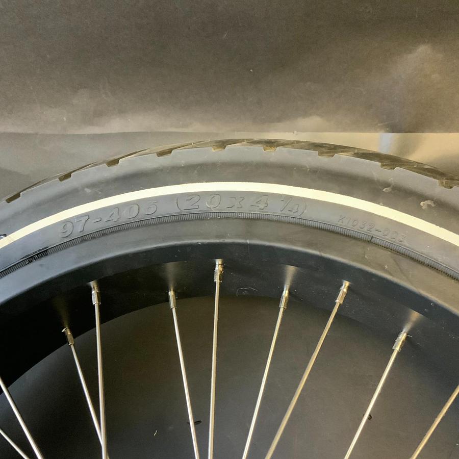 Used KENDA 97-406 20X4-1/4 E-BIKE WHEEL WITH ROTOR NEW ($120 OBO)