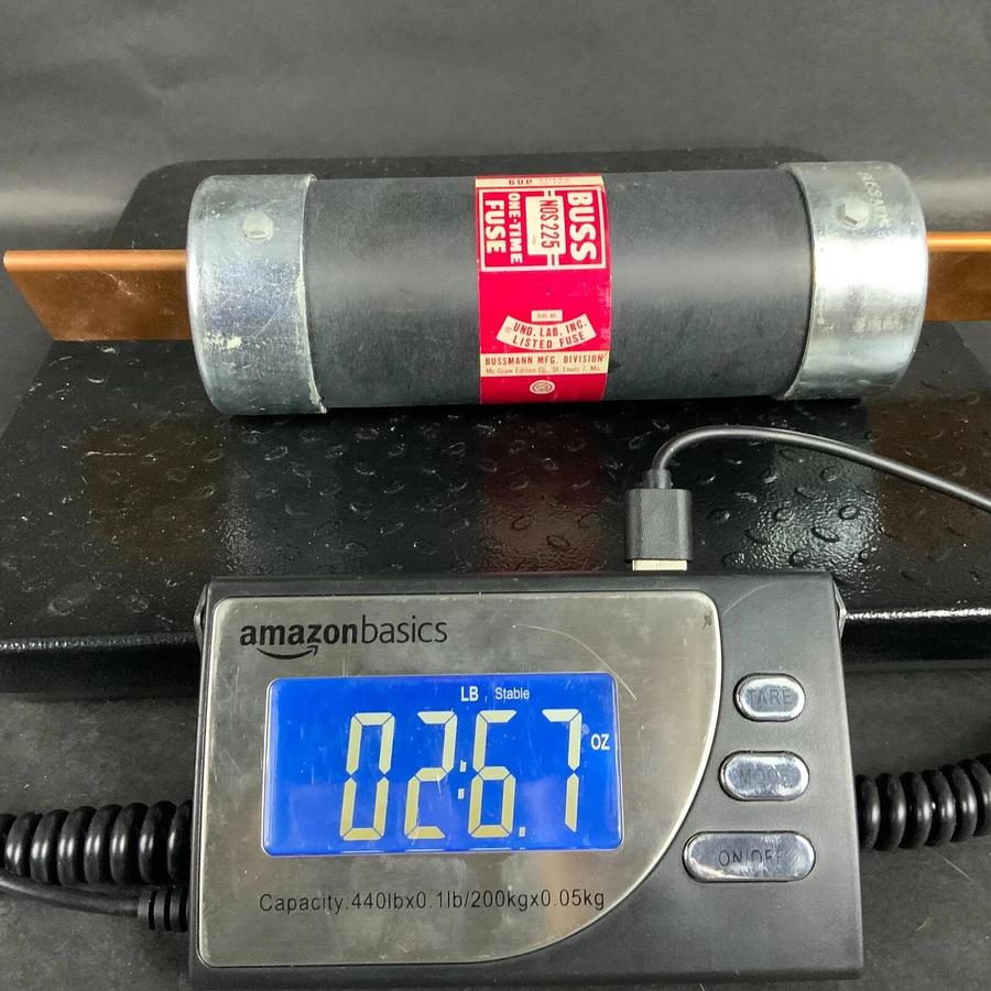 Used BUSSMANN NOS-225 ONE-TIME FUSE ($19 OBO)