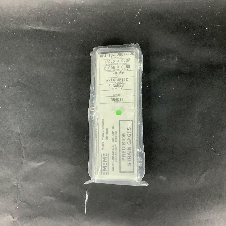 MICRO-MEASUREMENTS CEA-13-125UN-120 PRECISION STRAIN GAUGE - BOX OF 5 ($25 OBO)