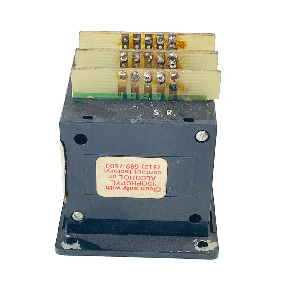 Used CHERRY T75-07M 3-DIGIT BCD PANEL MOUNT ROTARY THUMBWHEEL SWITCH MODULE USA