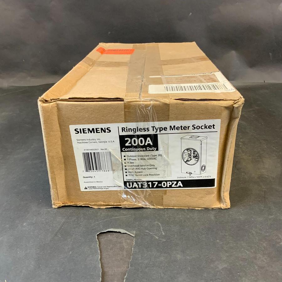 Used SIEMENS UAT317-0PZA RINGLESS METER SOCKET ($65 OBO)