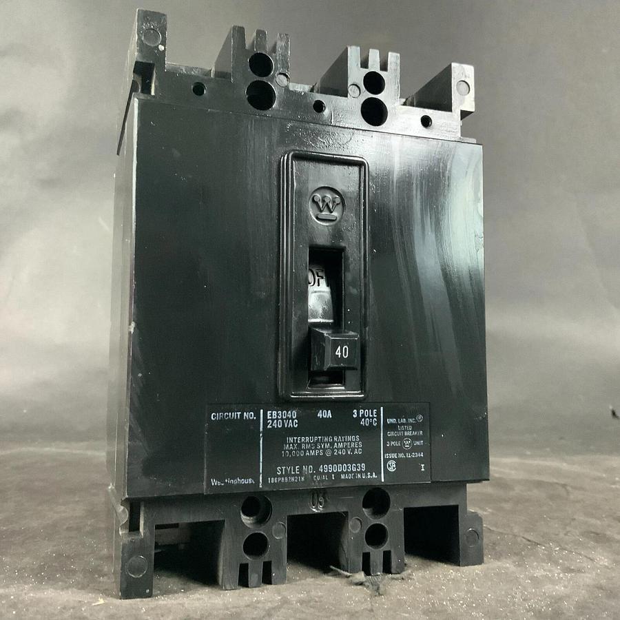 Used WESTINGHOUSE EB3040 CIRCUIT BREAKER ($40 OBO)