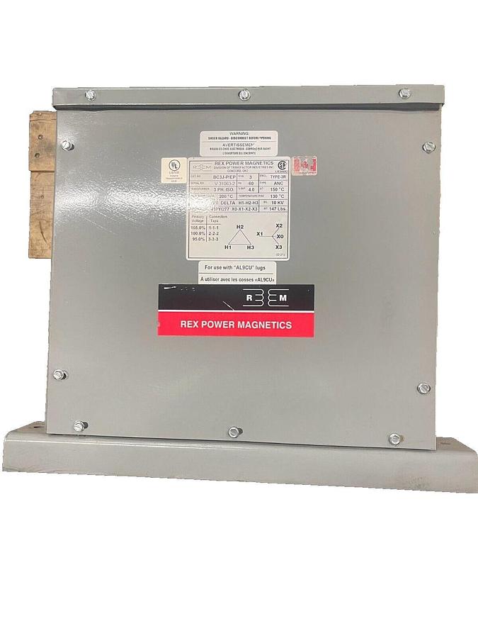 Refurbished Rex Power Magnetics Cat No. BC3J-P/EP 3kVA Transformer ($1,999.99 OBO) (2 TOTAL)