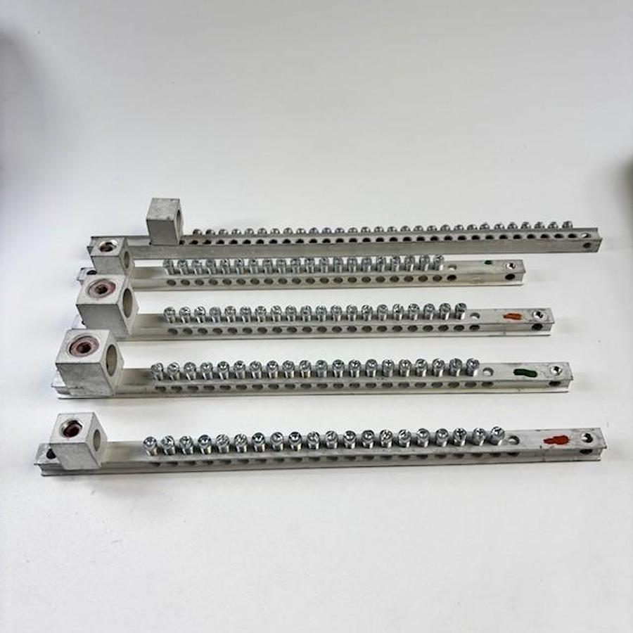 Used SET OF 5 ELECTRICAL GROUND BARS