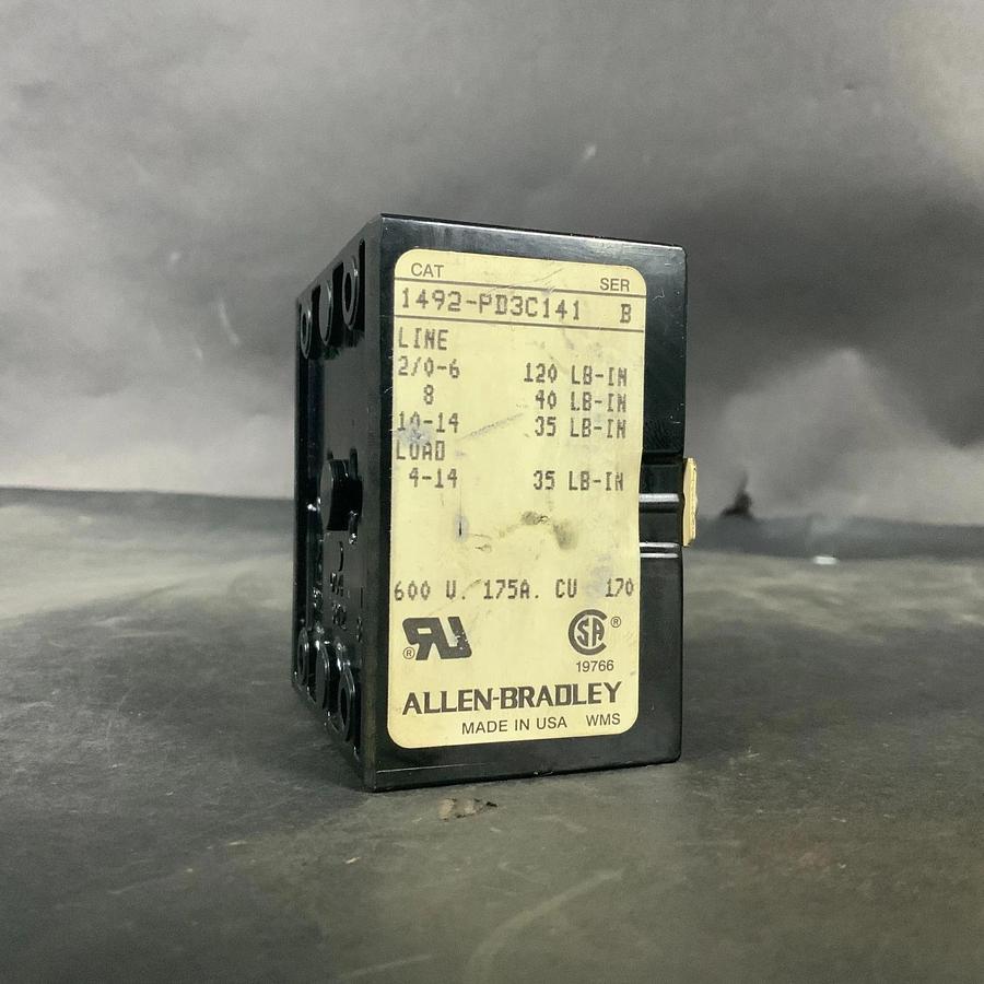 Used ALLEN BRADLEY 1492-PD3C141 SER B POWER DISTRIBUTION BLOCK ($40 OBO)