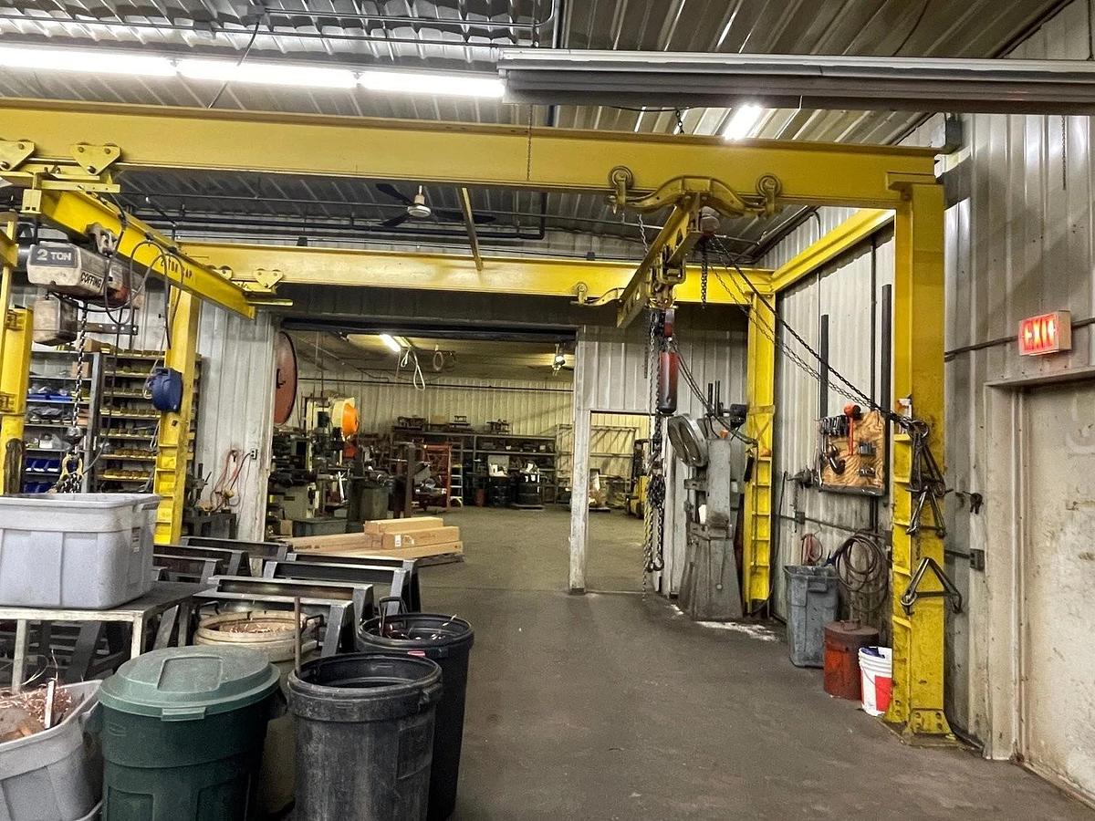Used Freestanding Bridge Crane - 18'L x 10'W x 11'T - 2 Ton Capacity - ($23,000 OBO)