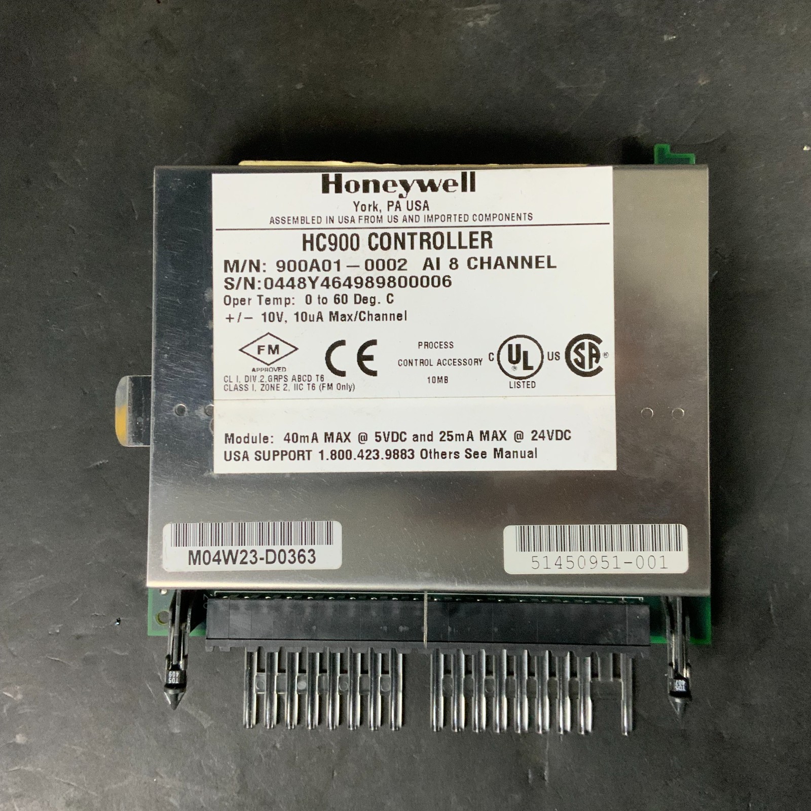 Used HONEYWELL HC900 DI CONTROLLER 900A01-0002 ($275 OBO)